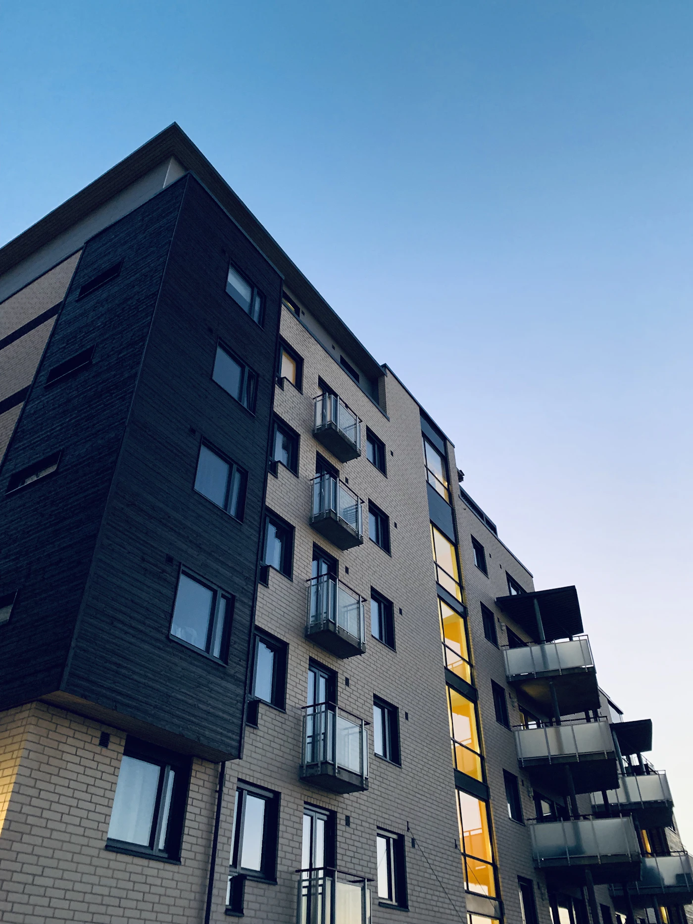 Modern multi-unit residential building